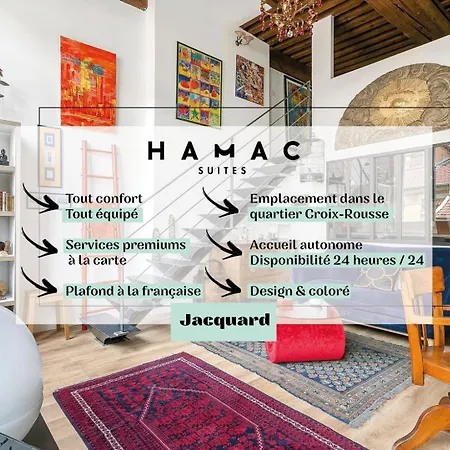 Hamac Suites- Le Jacquard Croix-rousse - 2pers